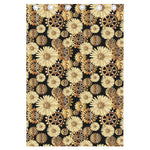 Steampunk Chamomile Pattern Print Curtain