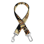 Steampunk Chamomile Pattern Print Dog Seat Belt