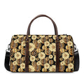 Steampunk Chamomile Pattern Print Duffel Bag