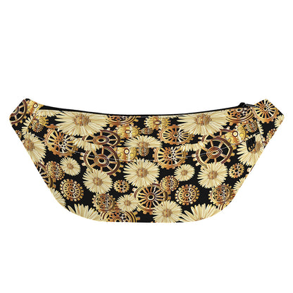 Steampunk Chamomile Pattern Print Fanny Pack