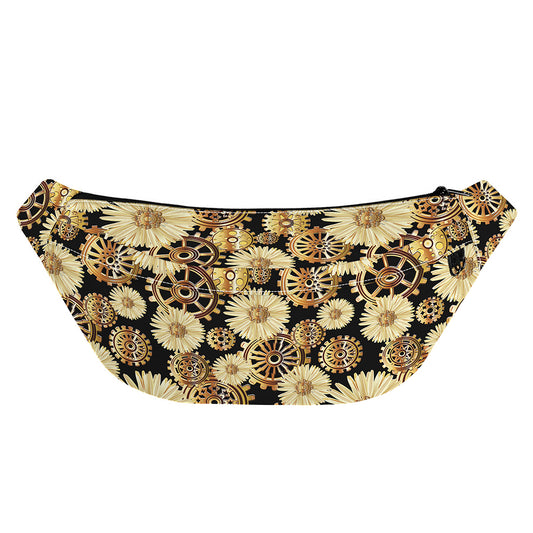 Steampunk Chamomile Pattern Print Fanny Pack