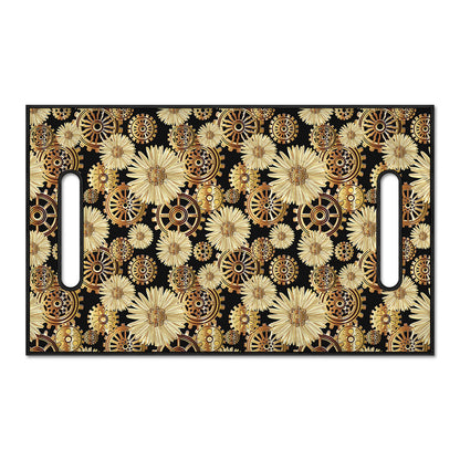 Steampunk Chamomile Pattern Print Golf Cart Seat Cover