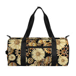 Steampunk Chamomile Pattern Print Gym Bag