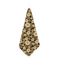 Steampunk Chamomile Pattern Print Hand Towel