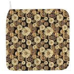 Steampunk Chamomile Pattern Print Hand Towel
