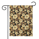 Steampunk Chamomile Pattern Print House Flag