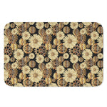 Steampunk Chamomile Pattern Print Indoor Door Mat