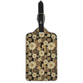 Steampunk Chamomile Pattern Print Luggage Tag