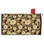 Steampunk Chamomile Pattern Print Mailbox Cover