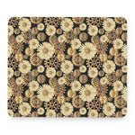 Steampunk Chamomile Pattern Print Mouse Pad