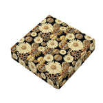 Steampunk Chamomile Pattern Print Outdoor Seat Cushion Cover