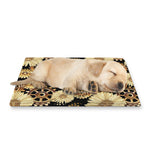 Steampunk Chamomile Pattern Print Pet Cooling Mat Cover