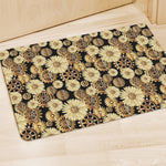Steampunk Chamomile Pattern Print Polyester Doormat