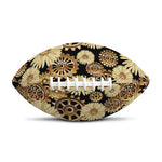 Steampunk Chamomile Pattern Print Rugby Ball