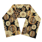 Steampunk Chamomile Pattern Print Scarf