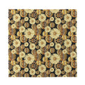 Steampunk Chamomile Pattern Print Silk Bandana
