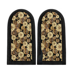 Steampunk Chamomile Pattern Print Skillet Handle Cover