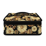 Steampunk Chamomile Pattern Print Small Lunch Bag