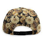 Steampunk Chamomile Pattern Print Snapback Cap
