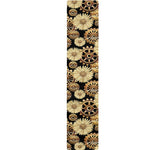 Steampunk Chamomile Pattern Print Table Runner