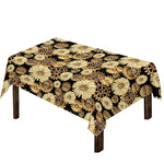 Steampunk Chamomile Pattern Print Tablecloth