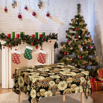 Steampunk Chamomile Pattern Print Tablecloth