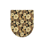 Steampunk Chamomile Pattern Print Toilet Lid Cover