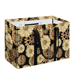 Steampunk Chamomile Pattern Print Utility Tote Bag