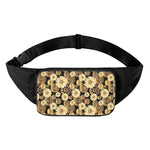 Steampunk Chamomile Pattern Print Waist Bag