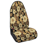 Steampunk Chamomile Pattern Print Waterproof Car Seat Cover