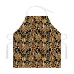 Steampunk Clock Gears Print Adjustable Apron