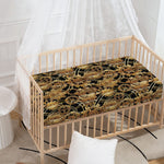 Steampunk Clock Gears Print Baby Crib Sheet