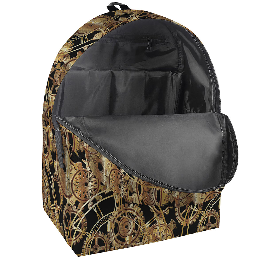 Steampunk Clock Gears Print Backpack