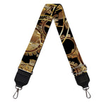 Steampunk Clock Gears Print Bag Strap