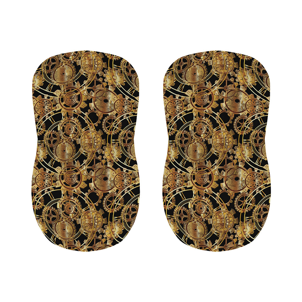 Steampunk Clock Gears Print Bar Stool Covers