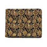 Steampunk Clock Gears Print Bifold Wallet