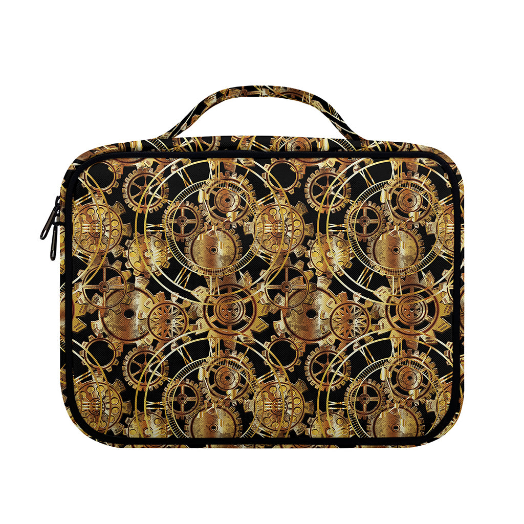 Steampunk Clock Gears Print Briefcase Bible Bag