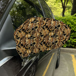 Steampunk Clock Gears Print Car Side Mirror Covers