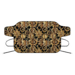 Steampunk Clock Gears Print Car Windshield Snow Cover