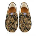 Steampunk Clock Gears Print Casual Shoes
