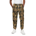 Steampunk Clock Gears Print Cotton Sweatpants