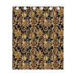 Steampunk Clock Gears Print Curtain
