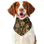 Steampunk Clock Gears Print Dog Bandana