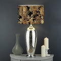 Steampunk Clock Gears Print Drum Lamp Shade