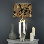 Steampunk Clock Gears Print Drum Lamp Shade