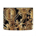 Steampunk Clock Gears Print Drum Lamp Shade