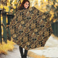 Steampunk Clock Gears Print Foldable Umbrella