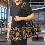 Steampunk Clock Gears Print Gym Bag