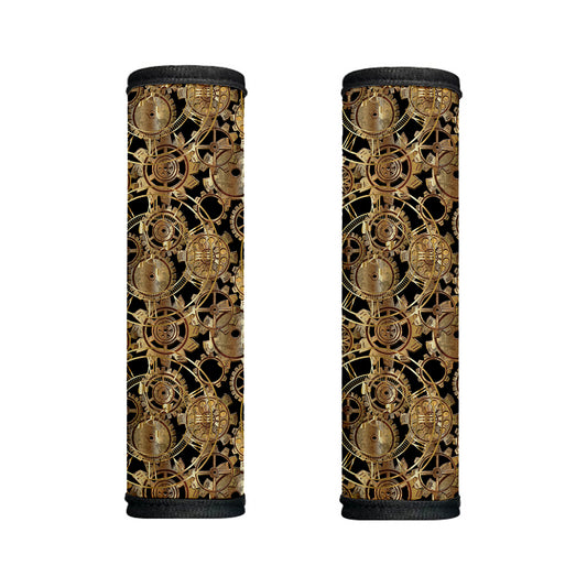 Steampunk Clock Gears Print Handle Covers