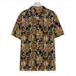 Steampunk Clock Gears Print Hawaiian Shirt